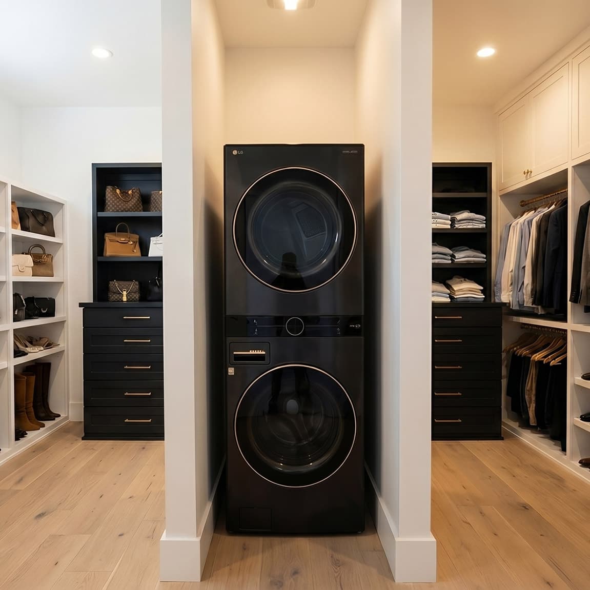 Spanish Oaks — master closet finished